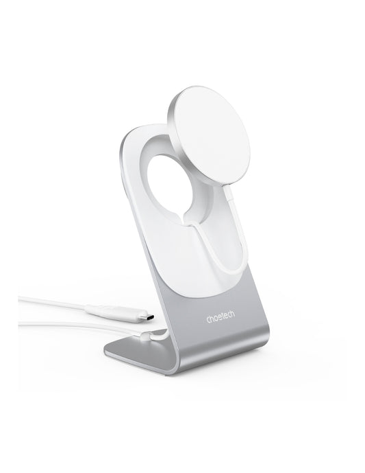 Cargador Choetech Magsafe Qi de 15W Blanco