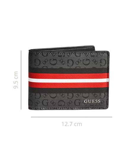 Cartera Guess Slim Logo Stripes